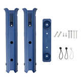 Soporte Para Caña De Pescar De 2 Tubos, Ajustable, Azul