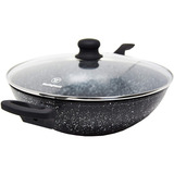 Westinghouse Wok Antiadherente De Mármol Negro 32 Cm