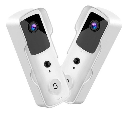 Combo X2 Timbre Camaras Sensor Movimiento Vision Nocturna