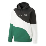 Polerón Puma Power Cat Hoodie Fl Hombre Adulto Algodón 67409