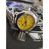 Reloj Victorinox Gmt Amarillo Swiss Made De Uso, Buen Estado