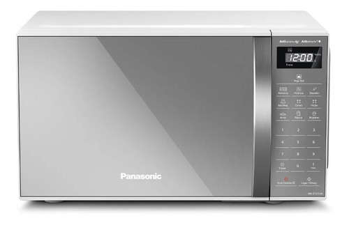 Micro-ondas Panasonic 21l Branco Espelhado 127v C/ Tira Odor