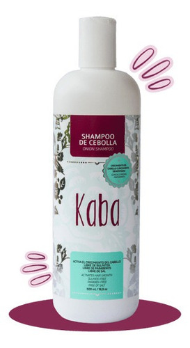 Shampoo De Cebolla Kaba - mL a $90