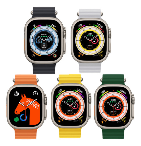 Relógio Smartwatch Hw8 Ultra Max Função Da Carteira Portao
