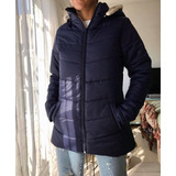 Campera Camperon Mujer Con Corderito Tipo Parka R2701