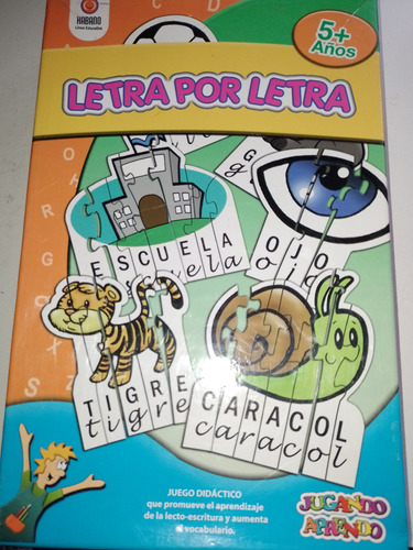 Juego  Letra Por Letra  - Habano Línea Educativa Niños