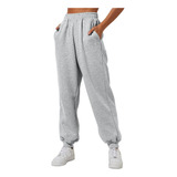 Pantalón Deportivo Casual De Mujer Con Bolsillos.