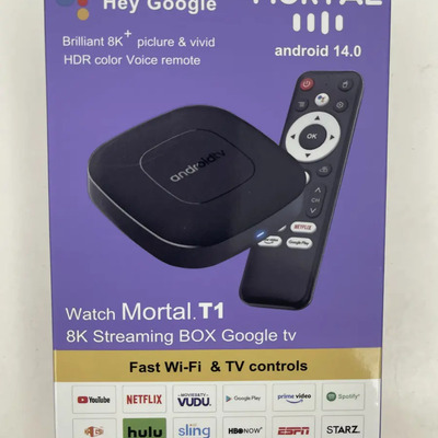 Tv Box Mortal T1 8k Android 16 Ram 2+16 Gb Rom Chromecast Control De Voz | Envío gratis