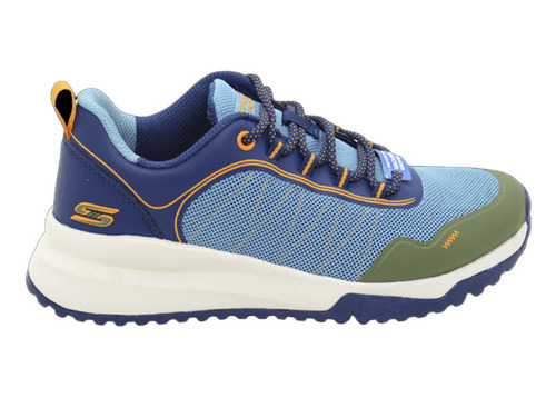 Tenis Mujer Skechers Bobs Sport Squad 3 Rivers Race - Azul