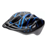 Capacete Ciclismo Pt/az Mtb Adulto C Regulagem Ciclista Ptk