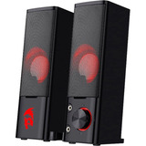 Caixa De Som 2.0 Redragon Orpheus 3w Rms - Led Vermelho