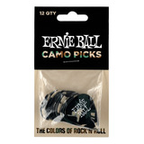 Púas Ernie Ball Camuflage Pack X 12 Unidades