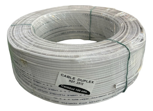 Cable Duplex 2x12 Rollo X100mts