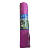 Colchoneta Mat Yoga Pvc 4mm Pilates Alfombra Ejercicio Bolsa