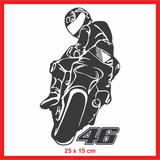 Calco Logo Valentino Rossi 46 The Doctor Moto Auto Tuning 