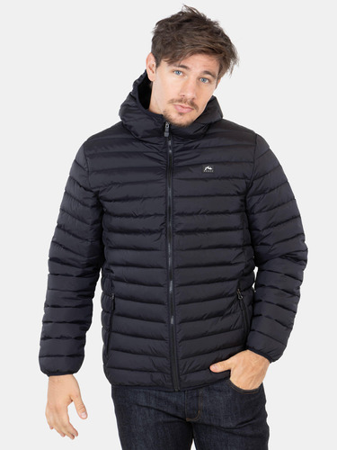 Parka Puffa Kapoley Negro Hombre Rusty