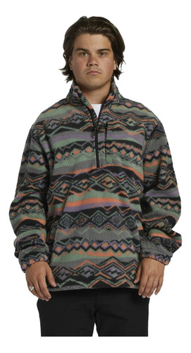 Buzo Polar Hombre Billabong Boundary Mock Neck Medio Cierre