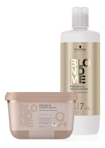 Blondme Schwarzkopf Decolorante 9+ X  6 - mL a $379