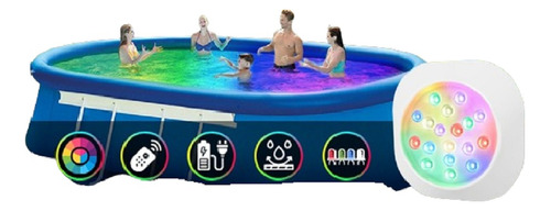 Luces Piscina Led Waterproof Rgb 6w 5.5  1  5.5  1