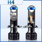 Kit De Faros Led H4 H7 Lupa Luz Lejana Y Cercana Antiniebla