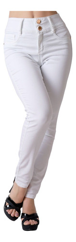 Jeans Mujer Moda Skinny Blanco Fergino 52905006