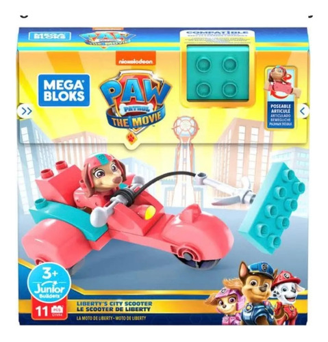 Mega Bloks Paw Patrol Moto De Liberty 