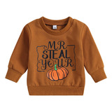 Sudaderas Para Bebés Y Niños, Ropa Con Letras, Calabaza