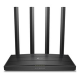 Router Wifi Tp Link C80 Doble Banda 4 Antenas Ac1900 Color Negro
