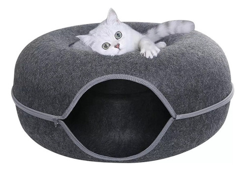 Cama Túnel Felina, Ninho De Donut, Ninho