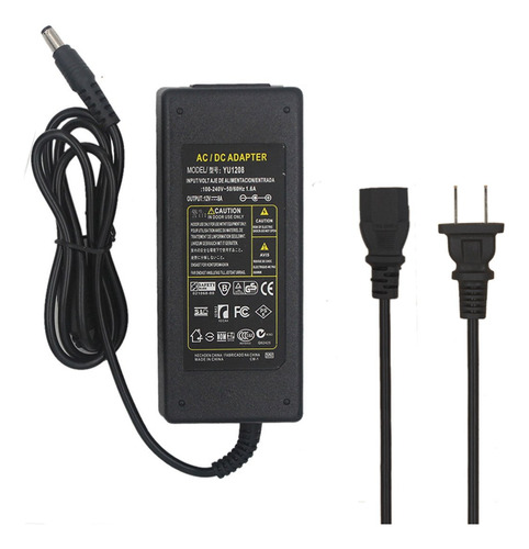 Joylit Adaptador De Fuente De Alimentación De 12 V 8 A, Ca.