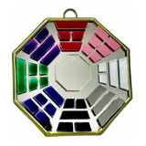 Bagua De Vidro Espelho Feng Shui Colorido (p) - 10cm