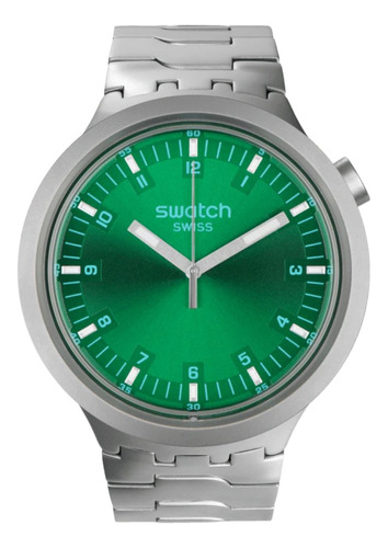 Reloj Swatch Unisex Big Bold Irony Forest Face Sb07s101g