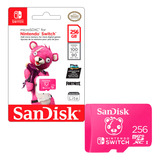 Tarjeta Microsdxc Sandisk 256gb Nintendo Switch Fortnite 4k