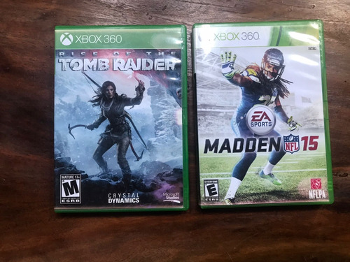 2 Videogames Para Xbox 360 Destravado, Tomb Raider