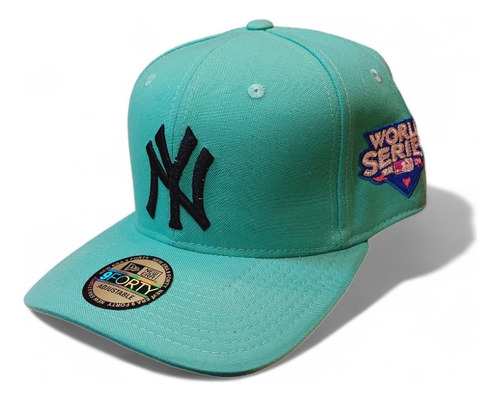 Gorra Curva Cerrada Newyork Verde Topquality 