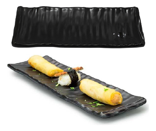 Travessa Melamina Petisqueira P/ Sushi Sashimi 24cm