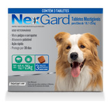 Nexgard 10-25kg Antipulgas E Carrapatos Para Cães 3 Tabletes