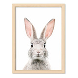 Cuadros Nordicos 30x40 Chato Natural Bunny