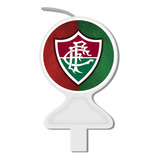 Vela De Aniversário Festa Tema Time Futebol Fluminense