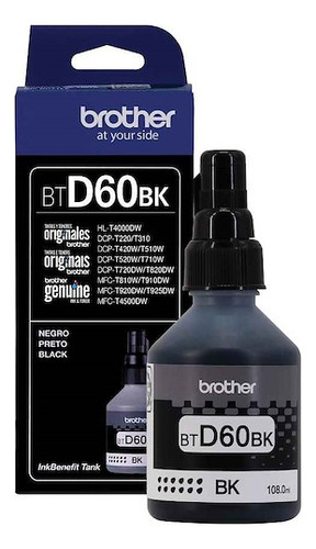 Brother Btd60bk  Cartucho Impresora Botella Negro