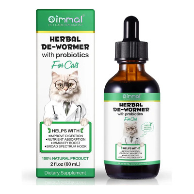 Desparasitante Herbal Para Gatos Con Probióticos Naturales | Meses sin interés