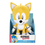 Sonic The Hedgehog Grande Peluche Tails Jumbo De 48 Cms Color Amarillo