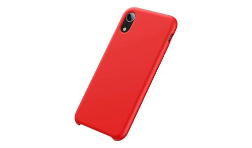 Capa Protetora  Baseus Original Lsr Para iPhone XR  Vermelha