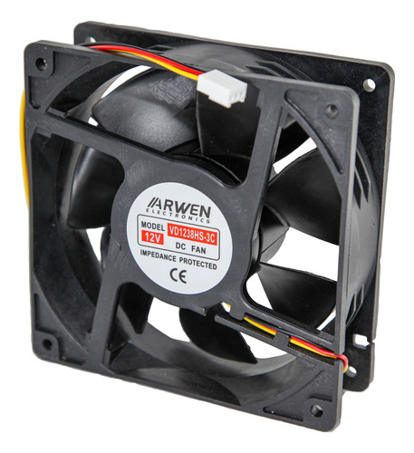 Cooler Turbina Fan 12v Arwen 4 PuLG 120x120x38 4500rpm Htec