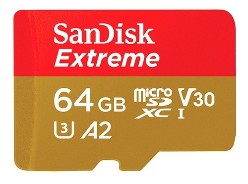 Sandisk Tarjeta Memoria Micro Sd 64gb Extreme A2 4k