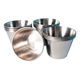 Salsero Ramekin Acero Inoxidable 5 Oz (paquete 12 Piezas)