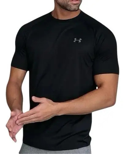 Playera Deportiva Under Armour Ua Tech Negra | Meses sin interés