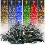 Pisca Cordão Led Fixo 10m Decoração Natal Macho/femea J