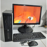 Cpu Computador Completo Hp Core 2 Duo 8gb Ssd 120gb Tela 19