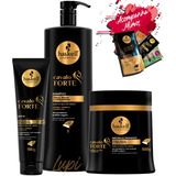 Kit Haskell Cavalo Forte Shampoo 1l Máscara 500g + Leave-in